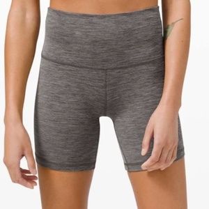 Lululemon Align Short *6" Heathered Black Size 12